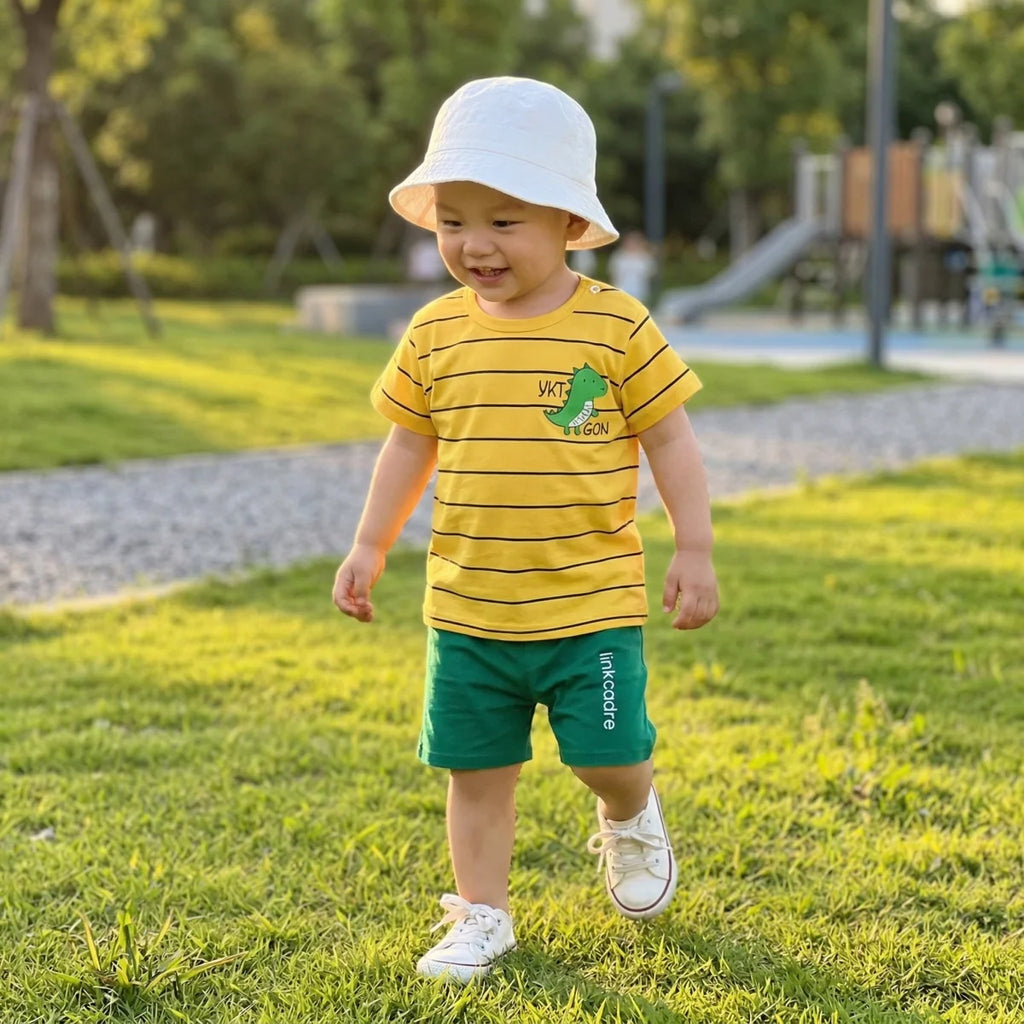 Ensemble Bébé Rayé 2 Pièces Été