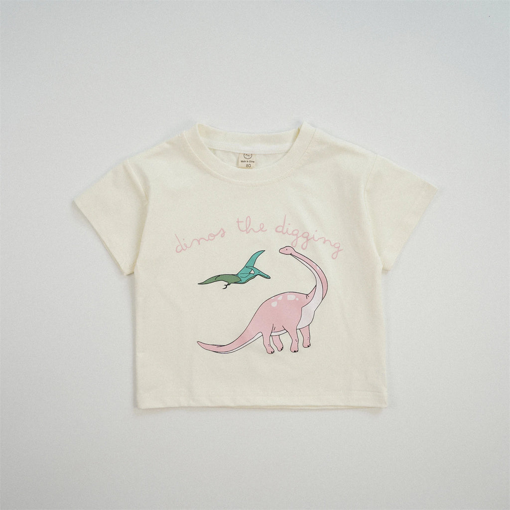 T-shirt Enfant Dinosaure Coton