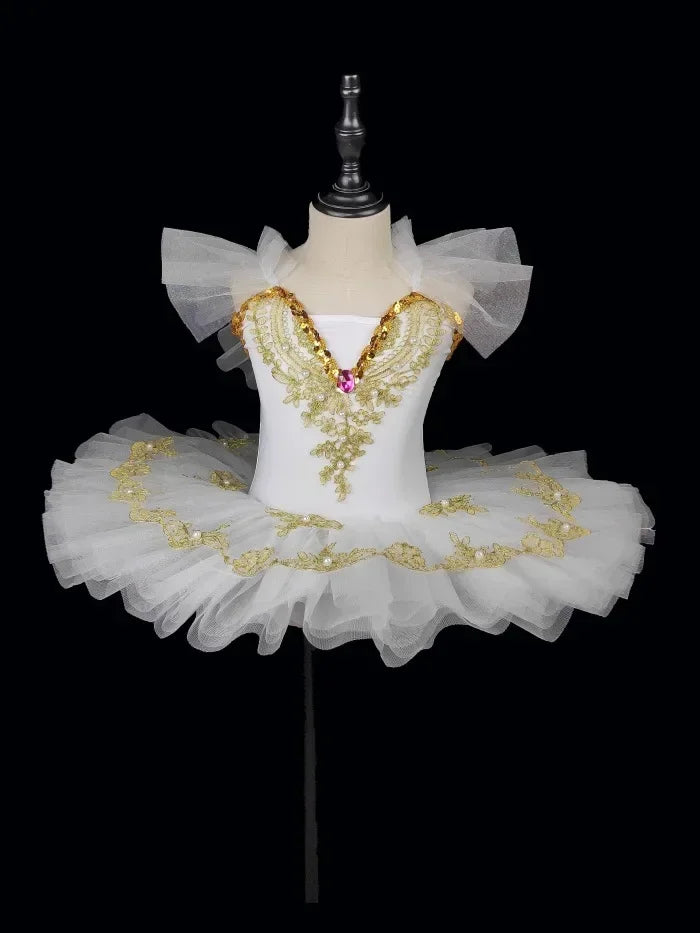 Robe Tutu de Danse Élégante pour Fille