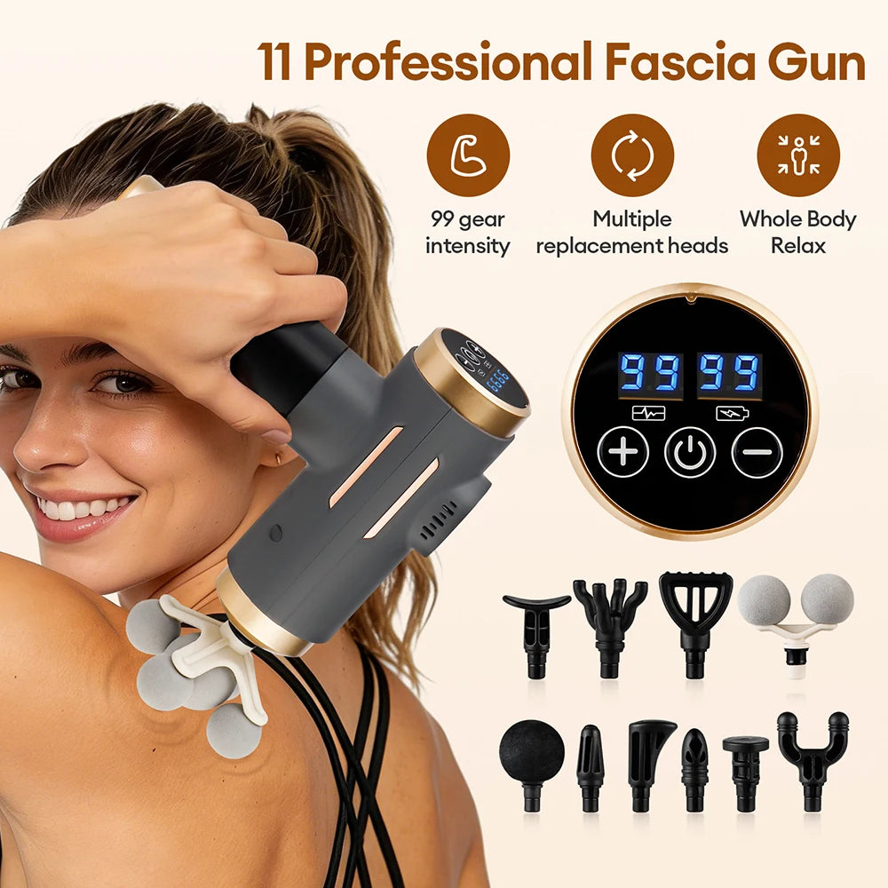 Pistolet de massage 11-en-1