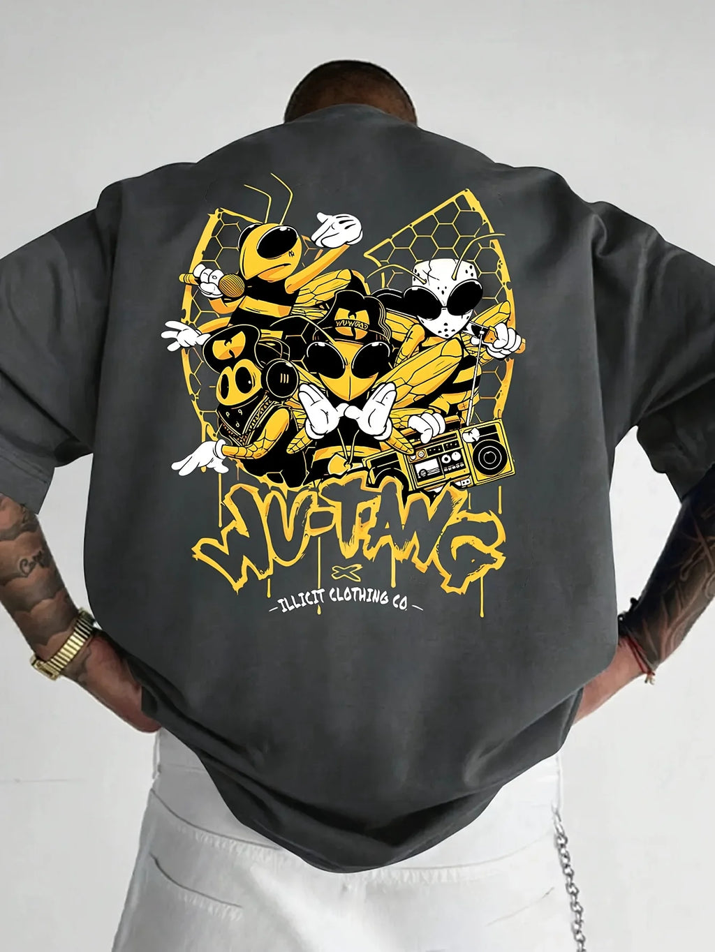 T-shirt Homme Imprimé Abeille