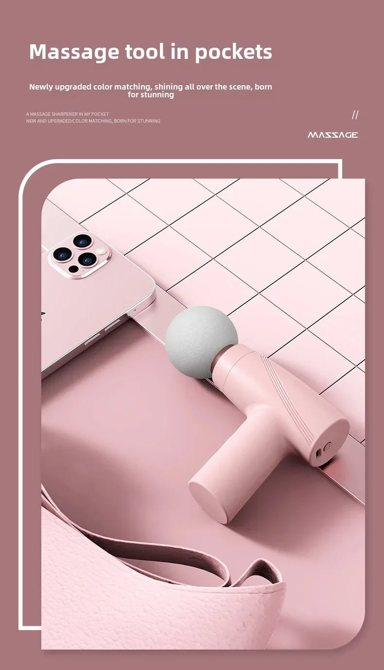 Mini pistolet de massage portable