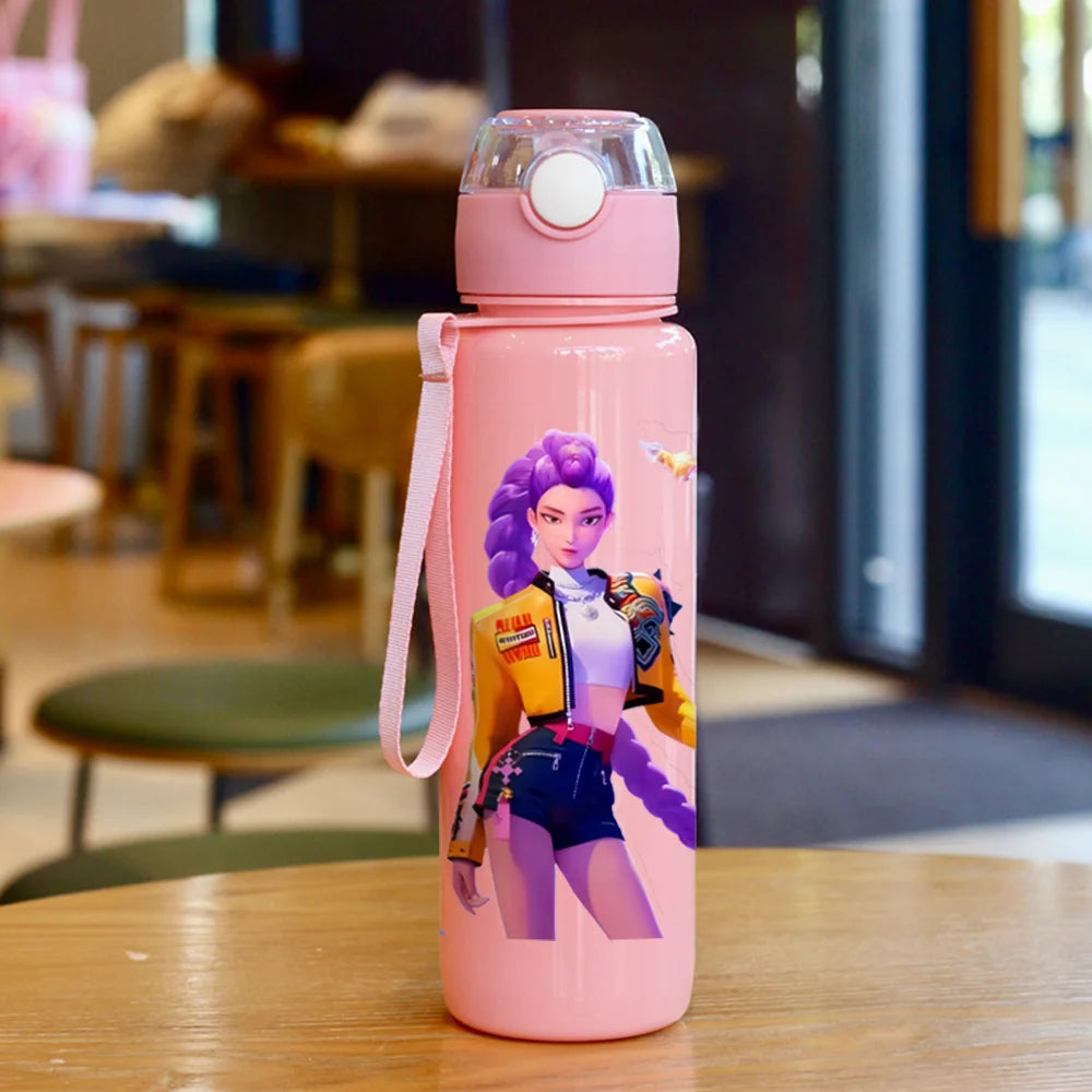 Gourde Motif Fille 700ml Résistante