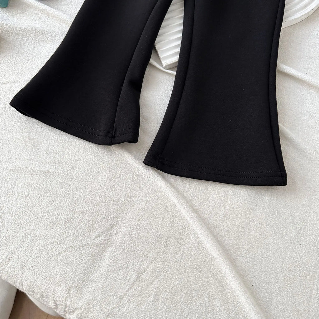 Ensemble Fille Chemise et Pantalon Évasé