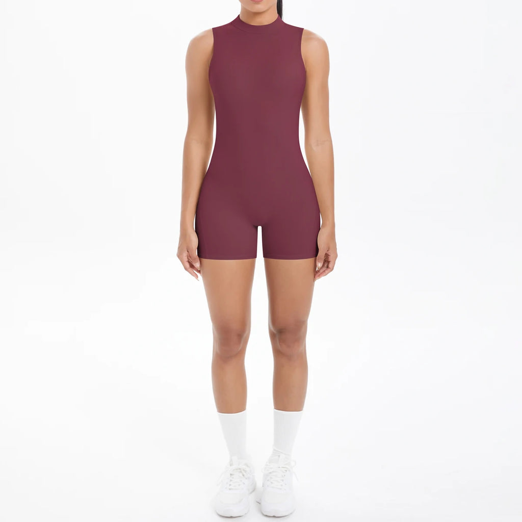 Combinaison Yoga Sans Manches Dos Nu Femme