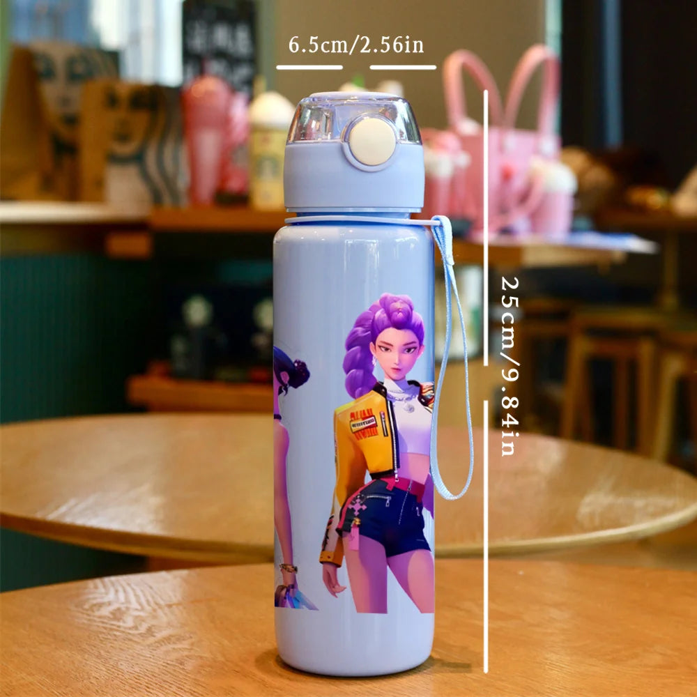 Gourde Motif Fille 700ml Résistante