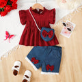 Ensemble 3 Pièces Bébé Fille Été