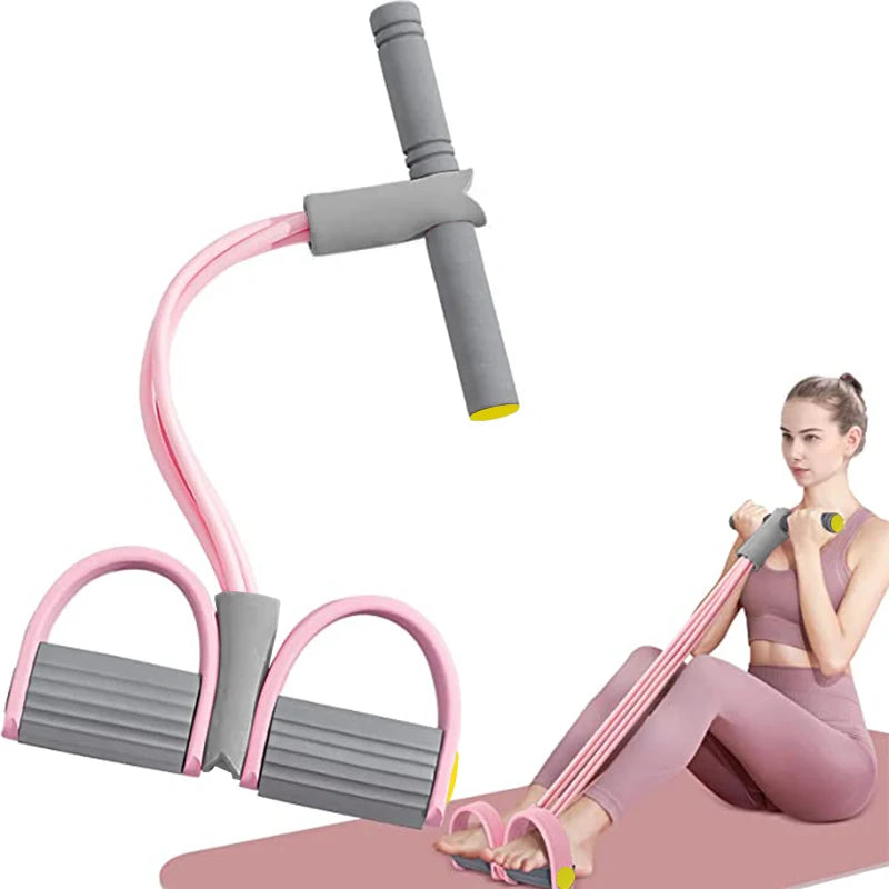 Bande de résistance 4 tubes avec pédale
