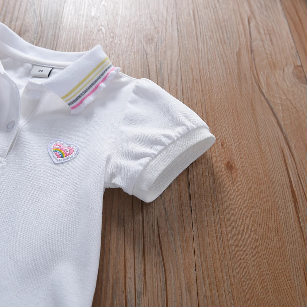 Robe Jaune Été en Coton pour Fille