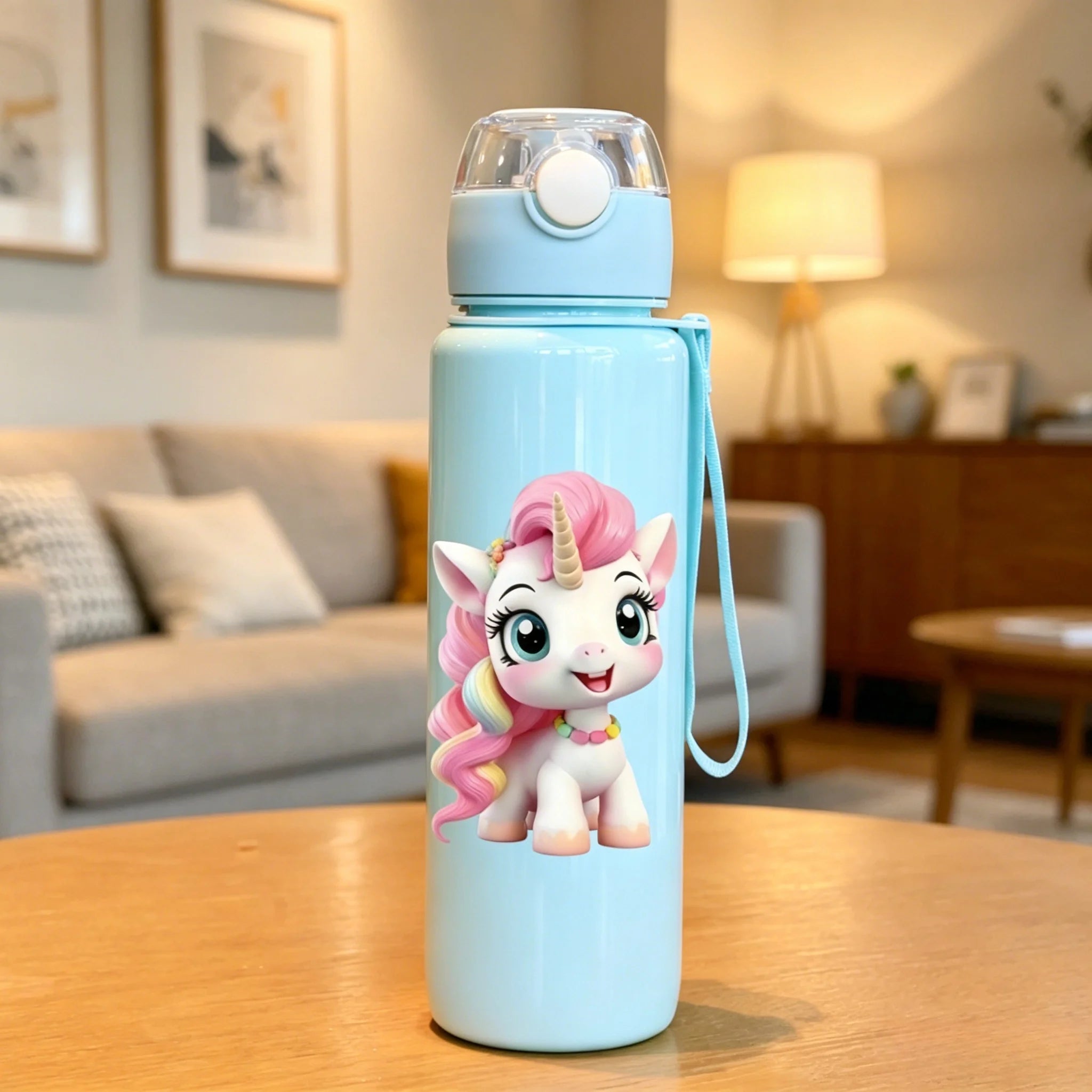 Gourde Licorne 700ml Anti-Fuite