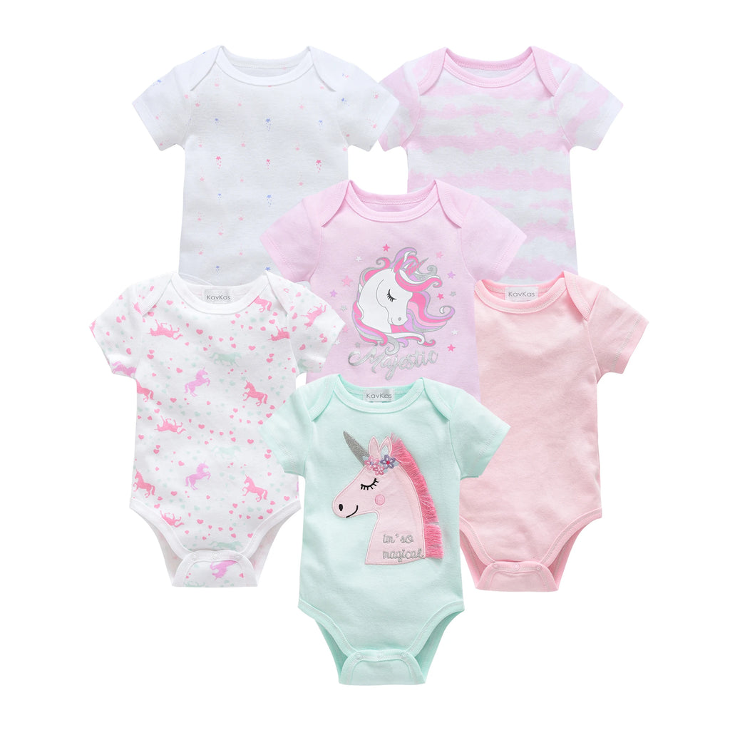 Lot Bodys Bébé Fille Coton Floral