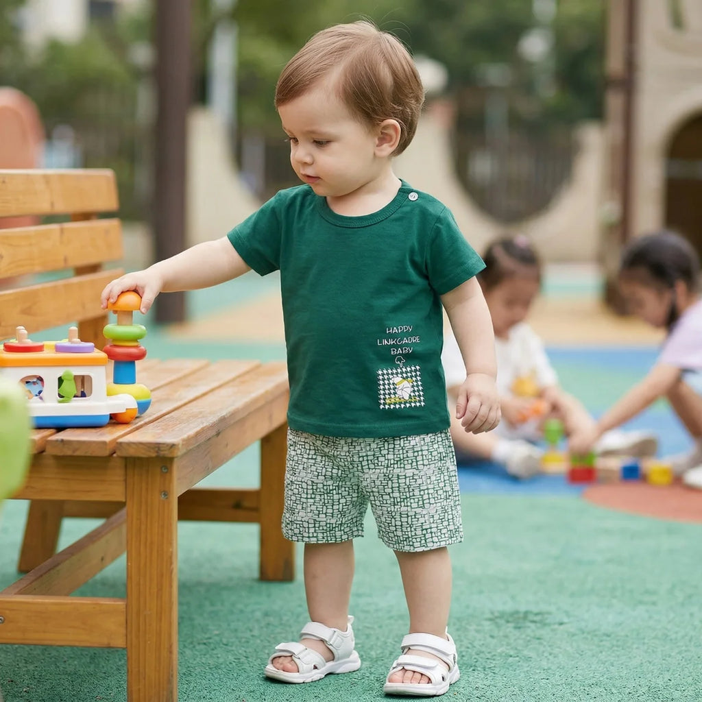 Ensemble Bébé Rayé 2 Pièces Été
