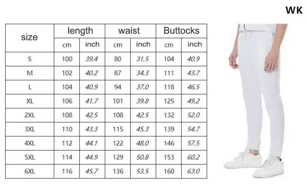 Pantalon de Sport Uni à Cordon Streetwear