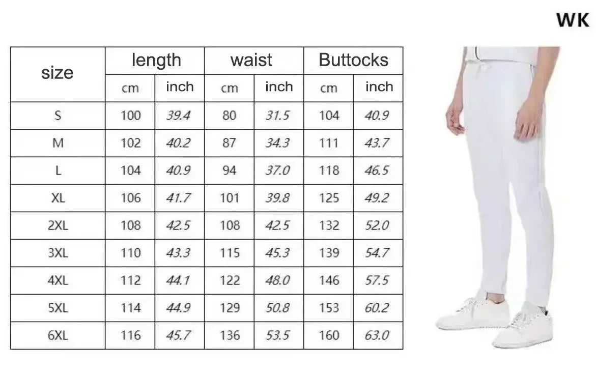 Pantalon de Sport Uni à Cordon Streetwear