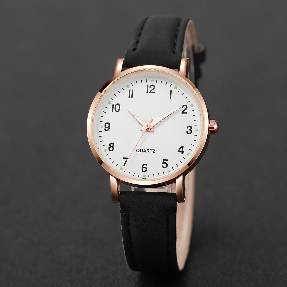 Ensemble Montre Femme Cadran Arabe et Bracelets