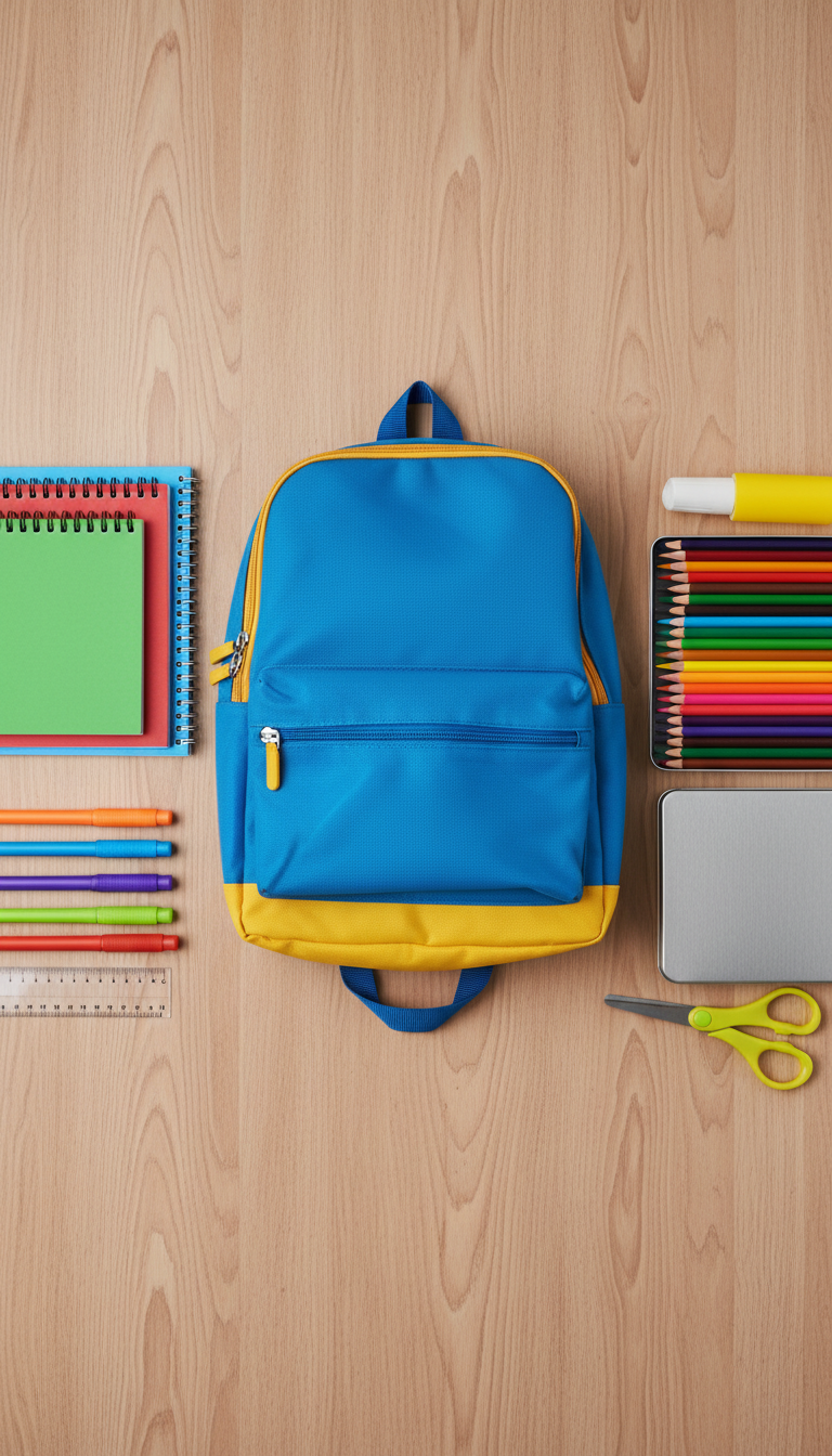 Set de Fournitures Scolaires Durables et Colorées