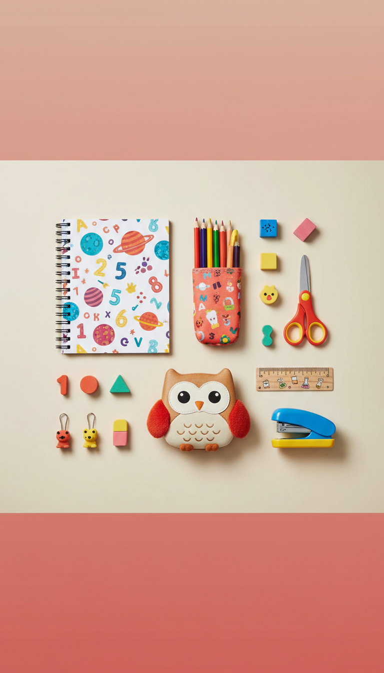 Set de Papeterie Ludique et Colorée