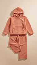 Ensemble Loungewear Polaire Corail
